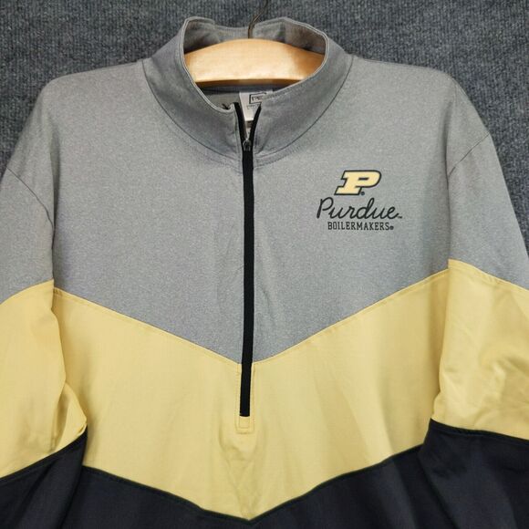 Pro Edge Purdue Boilermakers Pullover Jacket Women's Plus Size 1X/16W Multicolor - Picture 3 of 14